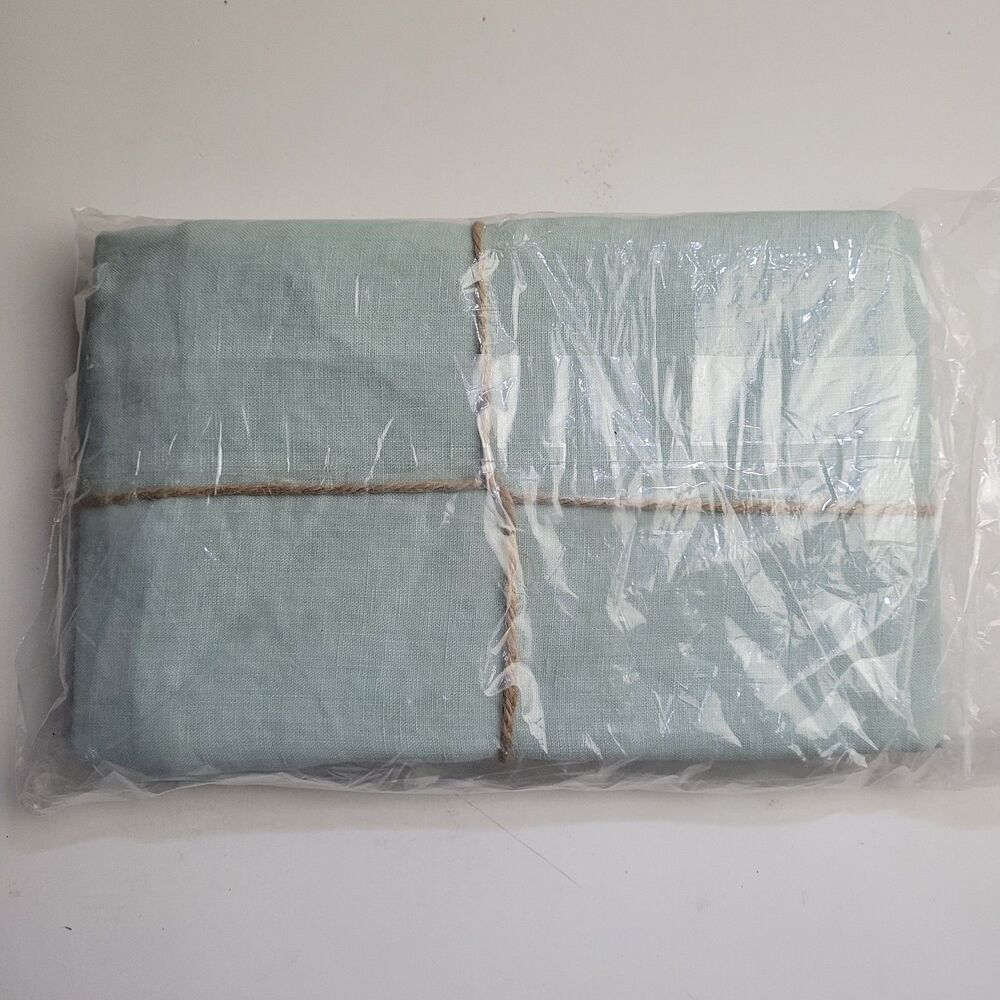 NEW Levtex Home French Flax Washed Linen Spa King Sham, 'Stonewashed Texture'